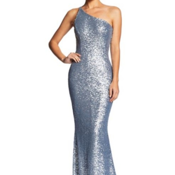 Dress the Population Dresses & Skirts - Dress the Population - Ice Blue Bella Sequin